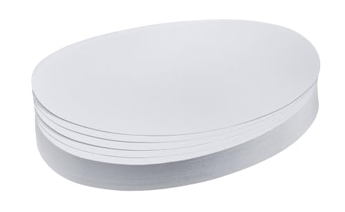 FRANKEN Moderationskarten Oval, 190 x 110 mm, 500 Stück, weiß, UMZ 1119 09 von Franken