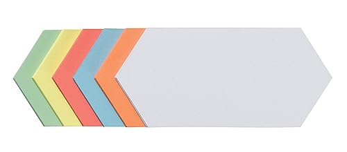 FRANKEN Moderationskarten Rhombus, 200 x 95 mm, sortiert, 250 Stück, farblich sortiert, UMZH 920 99 von Franken