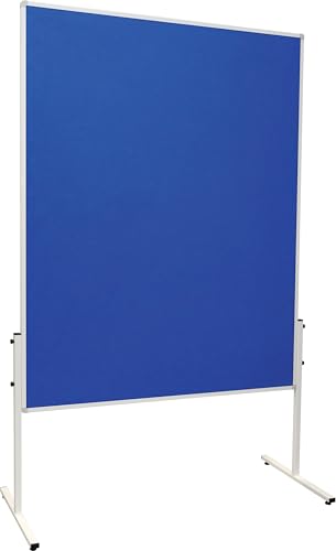FRANKEN Moderationstafel X-tra!Line, doppelseitig, pinnbar, 120 x 150 cm, blau/Filz, einteilig, Pinnwand mit Standbeinen, CC-UMTF 03 FRANKEN Moderationstafel X-tra!Line, doppelseitig, pinnbar, 120 x 150 cm, blau/Filz, einteilig, Pinnwand mit Standbeinen, CC-UMTF 03 von Franken