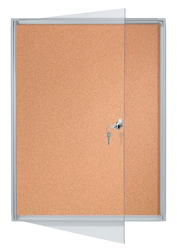 FRANKEN Schaukasten X-tra!Line für den Innenbereich, Klapptür, 9x A4, 73 x 98 x 3.5 cm, Kork, pinnbar, mit Aluminiumrahmen zur Wandmontage, FSKA9 FRANKEN Schaukasten X-tra!Line für den Innenbereich, Klapptür, 9x A4, 73 x 98 x 3.5 cm, Kork, pinnbar, mit Aluminiumrahmen zur Wandmontage, FSKA9 von Franken