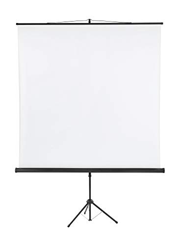 FRANKEN Stativleinwand X-tra!Line, Projektionsfläche 180 x 180 cm, Projektionsleinwand aus beschichtetem Gewebetuch, schwarzes Dreibeinstativ, höhenverstellbar, LWST218 FRANKEN Stativleinwand X-tra!Line, Projektionsfläche 180 x 180 cm, Projektionsleinwand aus beschichtetem Gewebetuch, schwarzes Dreibeinstativ, höhenverstellbar, LWST218 von Franken