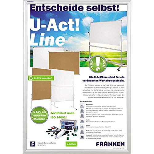 Franken BS1804 A1 Schaukasten Wechselrahmen Security Feuerfest, 62.5 x 87.2 x 1.2 cm von Franken