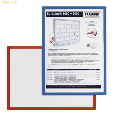 Franken Dokumentenhalter selbstklebend A3 rot Franken Dokumentenhalter selbstklebend A3 rot von Franken