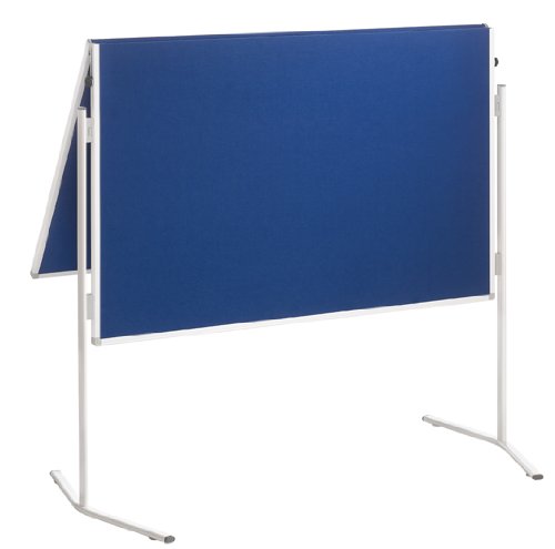 Franken ECO-UMTFG03R Moderationstafel, 120 x 150 cm, Filz blau von Franken