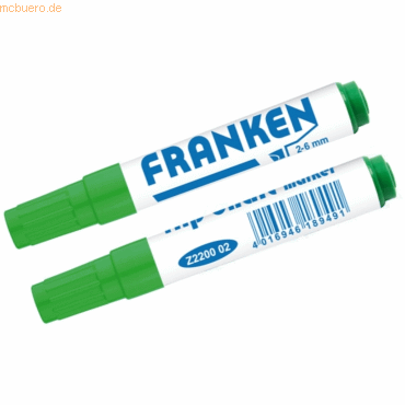 Franken Flipchartmarker nachfüllbar 2-6mm grün 1 Stück von Franken