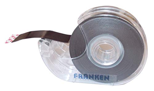 Franken GmbH MBS19 - Magnetband selbstklebend, 19 mm x 800 cm, Stärke: 0,3 mm, schwarz von Franken