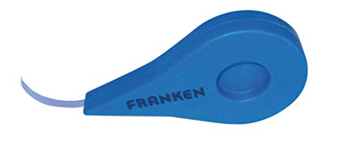 Franken GmbH S1429 - Einteilungsband selbstklebend, wieder ablösbar, 8 mm x 10 m, graublau von Franken