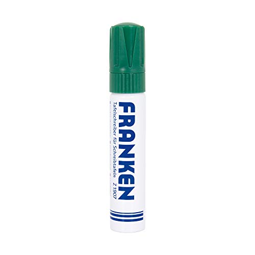 FRANKEN Board-Marker, nachfüllbar, 4-12 mm Keilspitze, 1 Stück, grün, Z1907 02 von Franken