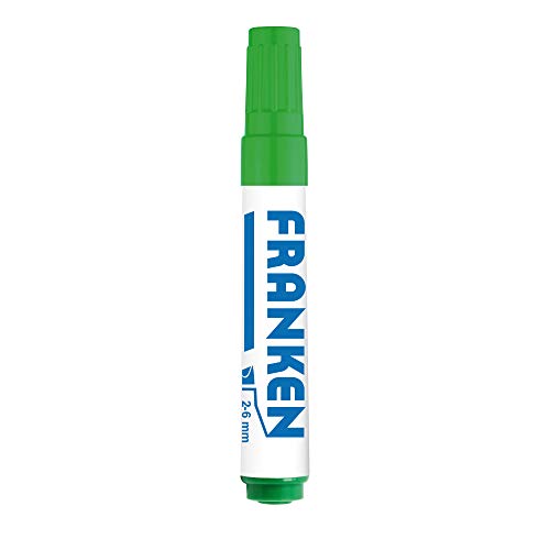 Franken GmbH Z2200 02 - Flipchart Marker, Strichstärke: 2 - 6 mm, grün, 1 Stück von Franken