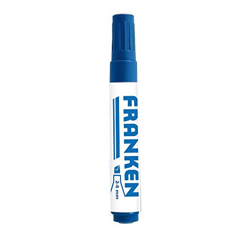 Franken GmbH Z2200 03 - Flipchart Marker, Strichstärke: 2 - 6 mm, blau, 1 Stück von Franken