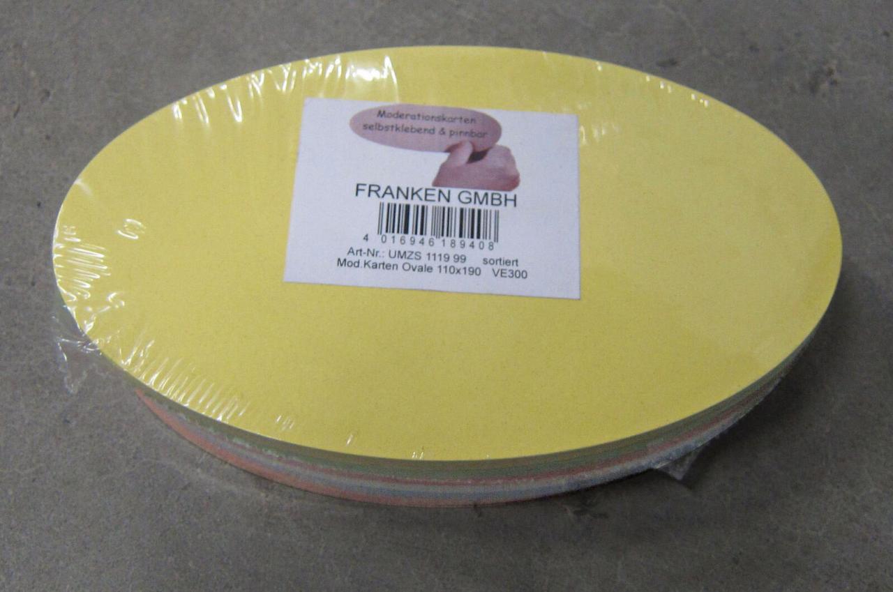 FRANKEN Moderationskarten 11,0 x 19,0 cm blau, grün, rot, orange, gelb, weiß FRANKEN Moderationskarten 11,0 x 19,0 cm blau, grün, rot, orange, gelb, weiß von Franken