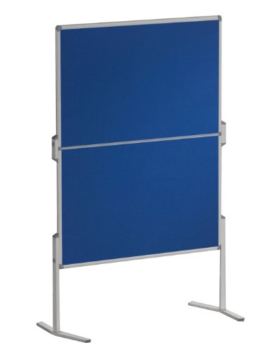 Franken MT880303 Moderationstafel Pro (120 x 150 cm, Filz) blau von Franken