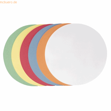 Franken Moderations-Karte Kreis 19,5cm sortiert 250 Stück Franken Moderations-Karte Kreis 19,5cm sortiert 250 Stück von Franken