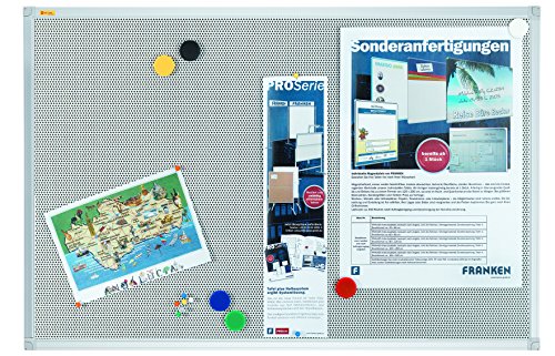 Franken PM3603 Textiltafel Pin und Mag 120 x 90 cm, grau von Franken