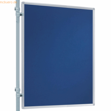 Franken Präsentations-Stellwand 150x120 cm blau/Filz von Franken
