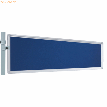 Franken Präsentations-Stellwand 30x120 cm blau/Filz von Franken