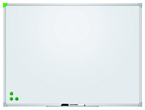 Franken SC921218 Schreibtafel U-Act Line (magnethaftend, Alurahmen mit Ablageleiste, 180 x 120 cm, schutzlackiert) weiß von Franken