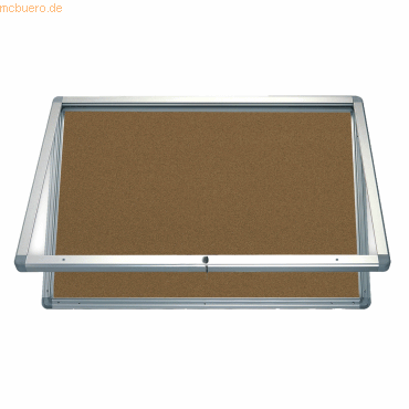 Franken Schaukasten 106x89,5x4,5cm silbereloxiert mit Flügeltür Franken Schaukasten 106x89,5x4,5cm silbereloxiert mit Flügeltür von Franken