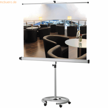 Franken Stativ-Leinwand Pro Mobil 180x180cm Bildformat 1:1 manuell von Franken