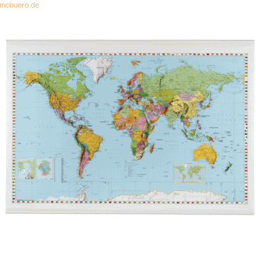 Franken Weltkarte Tafel beschreibbar 1:33.000.000 97 cmx137 cm Franken Weltkarte Tafel beschreibbar 1:33.000.000 97 cmx137 cm von Franken
