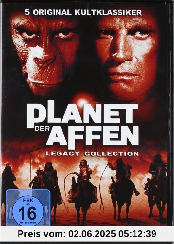 Planet der Affen - Legacy Collection [6 DVDs] von Franklin J. Schaffner