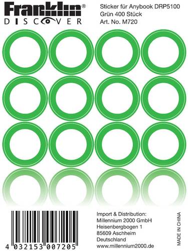 Franklin Sticker-Set M720 400St. Franklin Sticker-Set M720 400St. von Franklin