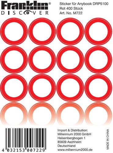 Franklin Sticker-Set M722 400St. Franklin Sticker-Set M722 400St. von Franklin
