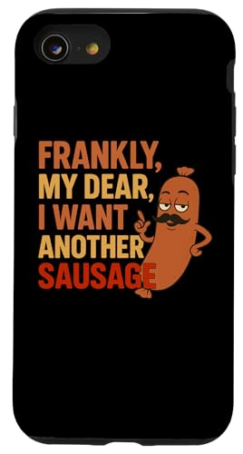 Lustiges Grill-Wurst-Zitat für Cookout Grill Dad Onkel Freunde Hülle für iPhone SE (2020) / 7 / 8 von Frankly My Dear Funny Sausage Grill BBQ Humor