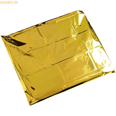 Franz Mensch Rettungsdecke für Erwachsene 210x160cm gold-silber von Franz Mensch