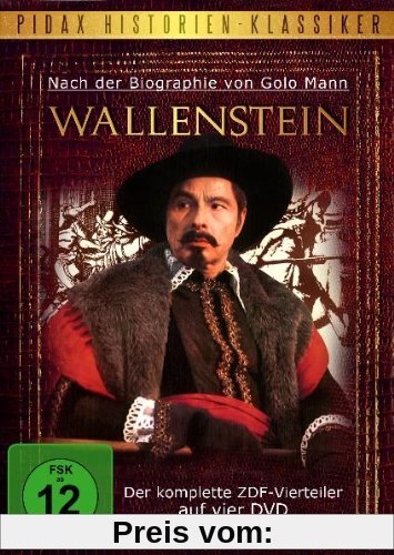 Pidax Historien-Klassiker: Wallenstein - Der komplette Vierteiler (4 DVDs) von Franz Peter Wirth