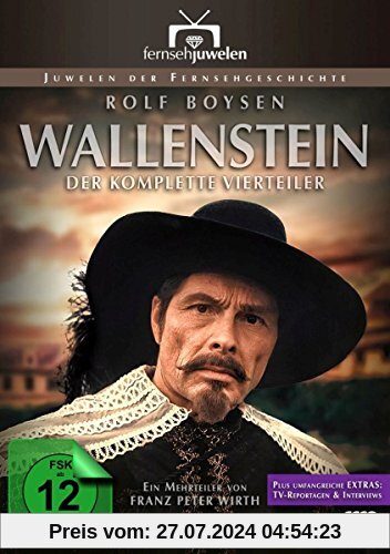 Wallenstein - Der legendäre ZDF-Vierteiler nach Golo Mann + Bonus: Reportagen & Interviews (Fernsehjuwelen) [4 DVDs] von Franz Peter Wirth