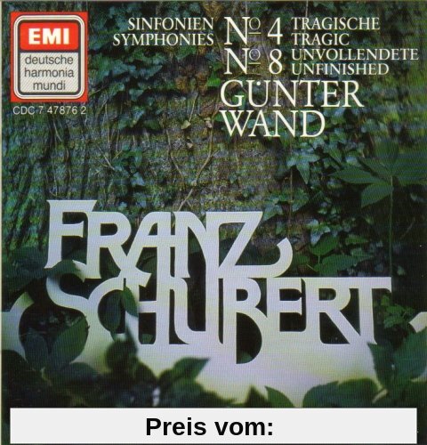 Schubert - Symphonies Nos 4 & 8 (UK Import) von Franz Schubert