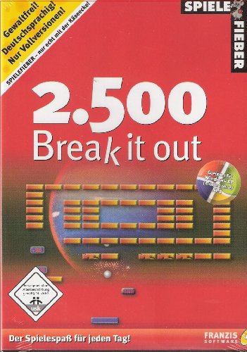 2500 Break It Out- Pc Spiel von Franzis Software
