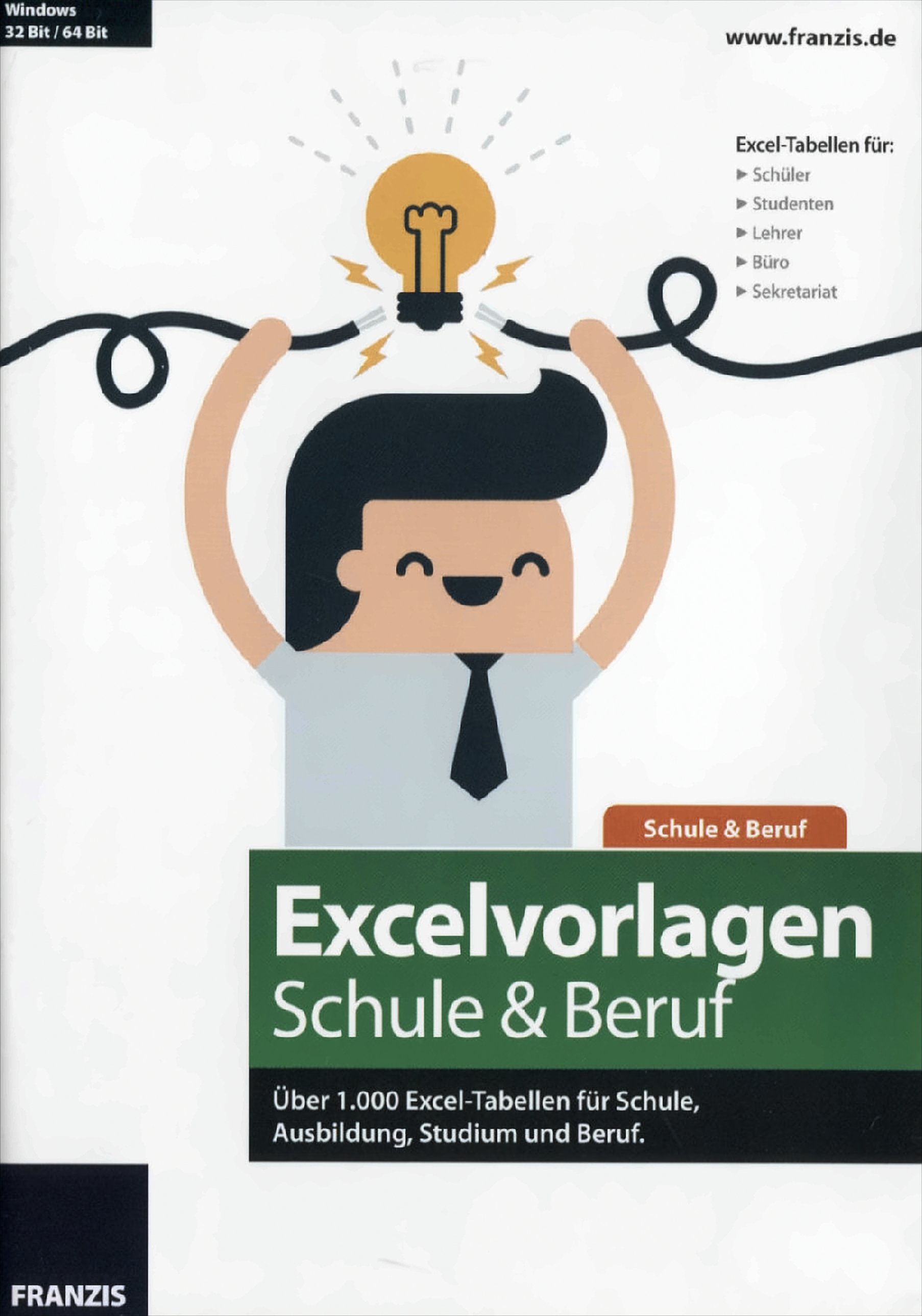 Excel-Vorlagen für Schule & Beruf von Franzis Verlag GmbH