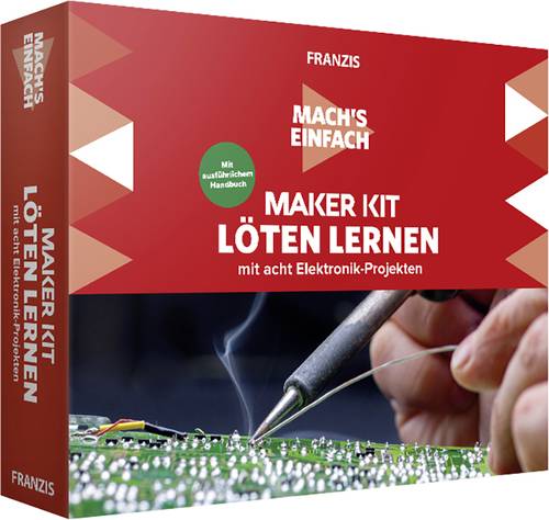 Franzis Verlag 67122 Mach's einfach - Löten lernen Löten Maker Kit ab 14 Jahre von Franzis Verlag