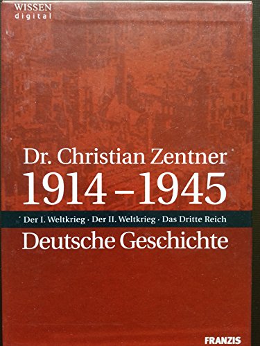 1914-1945. Deutsche Geschichte, 3 CD-ROMs u. 2 DVD-ROMs Der I. Weltkrieg; Der II. Weltkrieg; Das Dritte Reich. Für Windows 98SE/Me/XP von Franzis