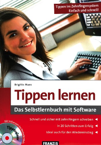 3D Tipptrainer mit Begleitbuch "Tippen lernen" von Franzis