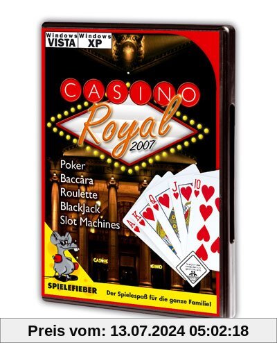 Casino Royal 2007, 1 CD-ROM Poker, Baccara, Roulette, Blackjack, Slot Machines. Für Windows XP, Vista von Franzis