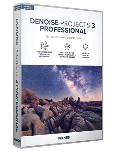 FRANZIS DENOISE projects 3 professional|Bildbearbeitung|Fotografie für Laien und Profis|Incl. Photoshop PlugIn|für Windows & Mac|Disc|Disc von Franzis