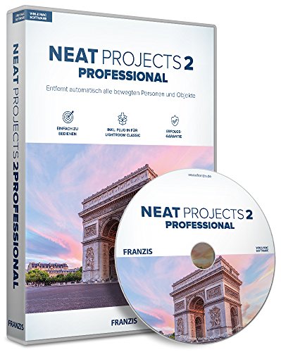 FRANZIS NEAT projects 2 professional |Fotos ohne störende Personen im Bild | für Windows PC und Mac |CD-ROM von Franzis