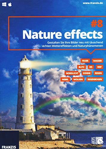FRANZIS Nature effects 8|#8|3 Geräte|-|Windows 10/8.1/8/7/Vista/XP und Mac OS X 10.7 - 10.11 (El Capitan)|Disc|Disc von Franzis