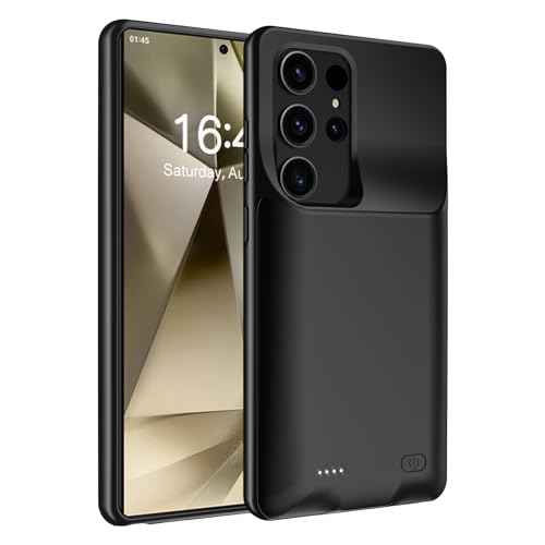 Fraternize 10.000 mAh Akku-Hülle für Samsung Galaxy S24 Ultra wiederaufladbares Ladegehäuse, tragbares Akkugehäuse für Samsung Galaxy S24 Ultra 5G, Schwarz, Netzteile Fraternize 10.000 mAh Akku-Hülle für Samsung Galaxy S24 Ultra wiederaufladbares Ladegehäuse, tragbares Akkugehäuse für Samsung Galaxy S24 Ultra 5G, Schwarz, Netzteile von Fraternize