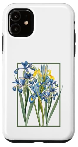 Damen Iris Blume Botanische Wildblumenblumenblumen grafik Hülle für iPhone 11 Damen Iris Blume Botanische Wildblumenblumenblumen grafik Hülle für iPhone 11 von Frauen Blumenblumen Boho Grafik