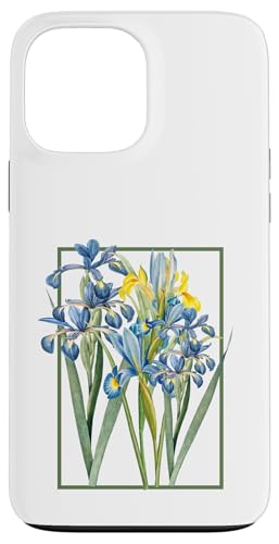 Damen Iris Blume Botanische Wildblumenblumenblumen grafik Hülle für iPhone 13 Pro Max Damen Iris Blume Botanische Wildblumenblumenblumen grafik Hülle für iPhone 13 Pro Max von Frauen Blumenblumen Boho Grafik