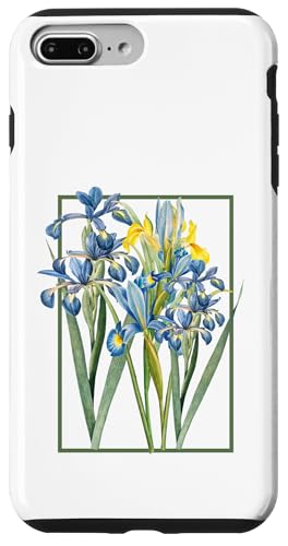 Damen Iris Blume Botanische Wildblumenblumenblumen grafik Hülle für iPhone 7 Plus/8 Plus Damen Iris Blume Botanische Wildblumenblumenblumen grafik Hülle für iPhone 7 Plus/8 Plus von Frauen Blumenblumen Boho Grafik