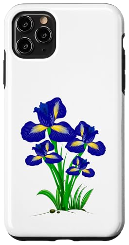 Damen Iris Blume Botanische Wildblumenblumenblumengrafik Hülle für iPhone 11 Pro Max Damen Iris Blume Botanische Wildblumenblumenblumengrafik Hülle für iPhone 11 Pro Max von Frauen Blumenblumen Boho Grafik