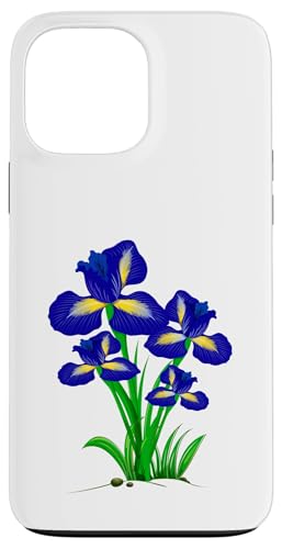 Damen Iris Blume Botanische Wildblumenblumenblumengrafik Hülle für iPhone 13 Pro Max Damen Iris Blume Botanische Wildblumenblumenblumengrafik Hülle für iPhone 13 Pro Max von Frauen Blumenblumen Boho Grafik