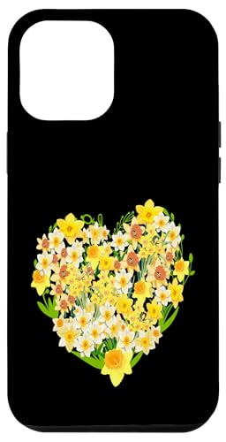 Lustige florale Herz gelbe Wild Narzissenblumen Grafiken Hülle für iPhone 12 Pro Max Lustige florale Herz gelbe Wild Narzissenblumen Grafiken Hülle für iPhone 12 Pro Max von Frauen Blumenblumen Boho Grafik