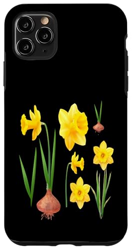 Vintage florale gelbe wilde Narzissenblüten Grafiken Hülle für iPhone 11 Pro Max Vintage florale gelbe wilde Narzissenblüten Grafiken Hülle für iPhone 11 Pro Max von Frauen Blumenblumen Boho Grafik