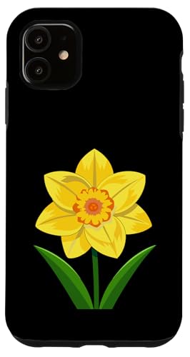 Vintage florale gelbe wilde Narzissenblüten Grafiken Hülle für iPhone 11 Vintage florale gelbe wilde Narzissenblüten Grafiken Hülle für iPhone 11 von Frauen Blumenblumen Boho Grafik